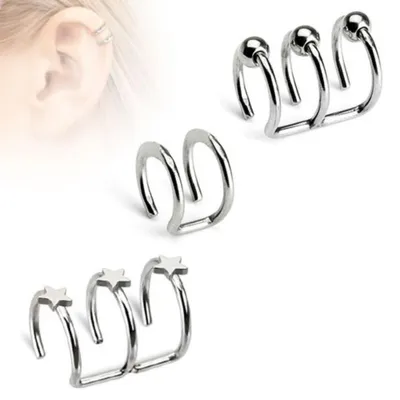 Produktbild von Fake Cartilage: Non-Piercing Ohrklemme "Clip-On" Kugeln