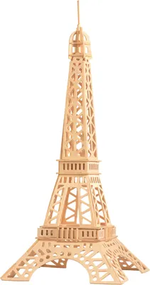 Produktbild von Holzpuzzle 3D Eiffelturm Sehenswürdigkeiten Bauwerk