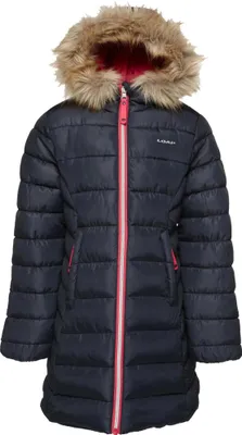 Immagine prodotto di Cappotto invernale da bambina Loap Indala Blu scuro - 122-128