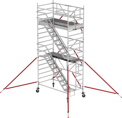 Produktbild von Altrex Treppengerüst RS Tower 53-S Aluminium Safe-Quick mit Holz-Plattform 6,20m AH 1,35x2,45m