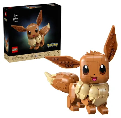 Zdjęcie produktu dla LEGO Eevee, Zestaw do budowania, 18 lat(a), Plastik, 587 szt., 715 g