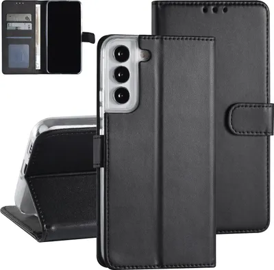 Immagine prodotto di Custodia a libro per Samsung Galaxy S22 Plus - Portacarte - Chiusura magnetica - Nero