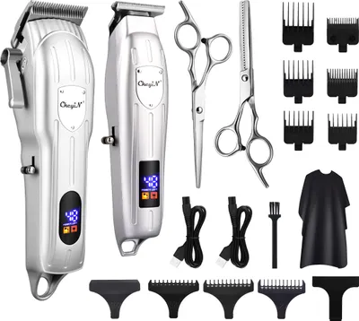 Produktbild von CkeyiN Profi Haarschneidemaschine Haarschneider Herren Wiederaufladbar Haartrimmer Langhaarschneider Elektrisch Bartschneider