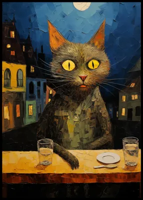 Produktbild von Poster 64x90cm Nachtbeobachter