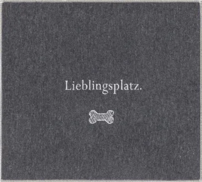Image de Tapis pour chien doublé Lieblingsplatz couleur Anthracite 80x120cm de David Fussenegger