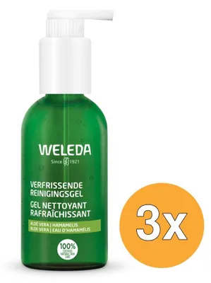 Produktbild von 3x WELEDA Erfrischendes Reinigungsgel (150 ml)
