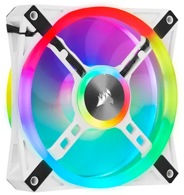 Immagine prodotto di Corsair CO-9050104-WW Lüfter CORSAIR 120*120*25 QL120 RGB LED Fan WHITE, Triple
