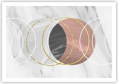 Produktbild von Poster - Poster ohne Rahmen - Abstraktion Formen Stück - 100x70 cm - Wand Bild - Wanddeko - Wandbilder - Kunstposter - Wandposter - Bilder - Kunstdruck - Wanddekoration - Wandbild - P2XAA100x70-4935