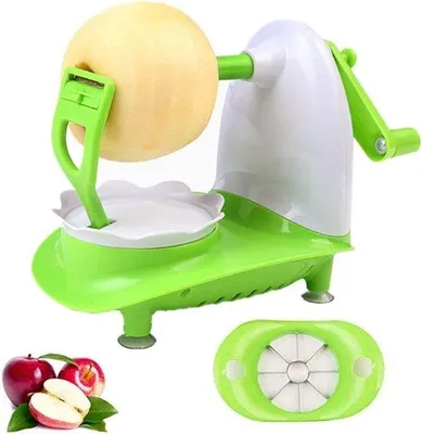Produktbild von Famanu Apfelschneider Professioneller Apfelschäler und -schneider - Edelstahl