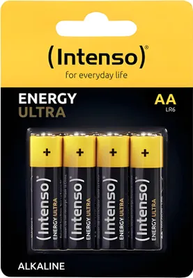 Zdjęcie produktu dla Intenso 7501424, Jednorazowa bateria, AA, Alkaliczny, 1,5 V, 4 szt., 2600 mAh