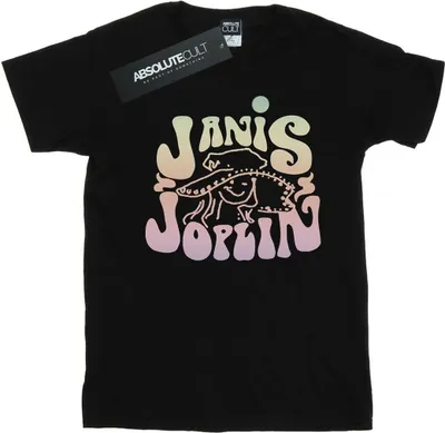 Produktbild von Janis Joplin - T-Shirt für Herren BI44474 (3XL) (Schwarz)