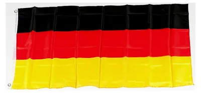 Produktbild von XXXL Deutschland Hissflagge ca. 450cm x 190cm - ca. 4,5m mit Ösen große Flagge für Fahnenmast Fanartikel EM WM Garten für Innen und Außen