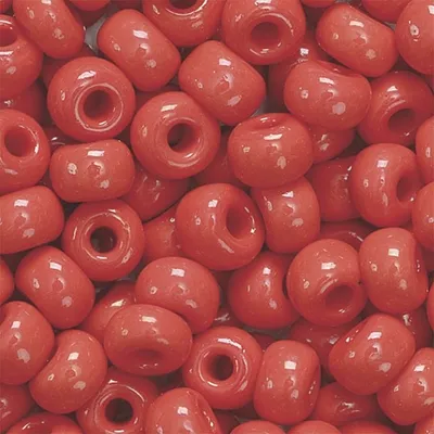 Produktbild von Rocailles 5 mm karminrot VE=6x13g