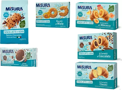 Produktbild von Testpaket Misura Privolat kekse mit Honig ohne Milch & Eier croissants kuchen biscuits cookies