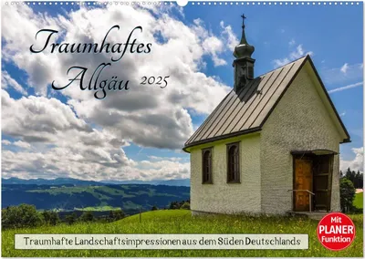 Produktbild von Traumhaftes Allgäu (Wandkalender 2025 DIN A2 quer), CALVENDO Monatskalender