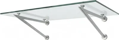 Produktbild von Glaszentrum Hagen 200x90 cm Glasvordach Klar V2A-V
