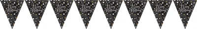 Produktbild von Amscan fahnenlinie Happy Birthday unisex 396 cm
