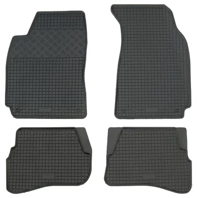 Gummifußmatten Set 4-teilig für VW Passat 3B / 3BG (1997-2005), schwarz