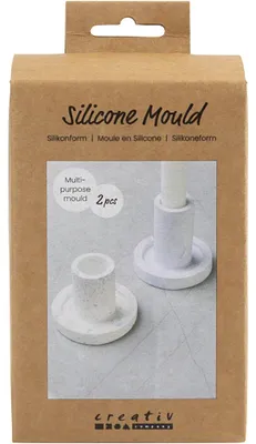 Produktbild von creativ company Silikonformen Kerzenhalter 2 Stück