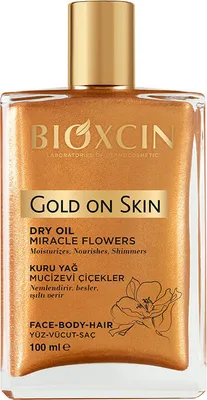 Produktbild von Bioxcin Gold Trockenöl für Haut, Gesicht und Haare, 100 ml