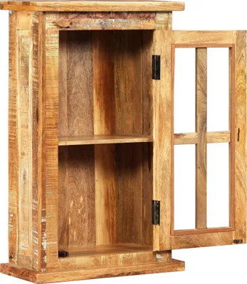 Produktbild von "Winter Sale" Badezimmerschränke - Braun Wandschrank Altholz Massiv 44x21x72cm DE7391486