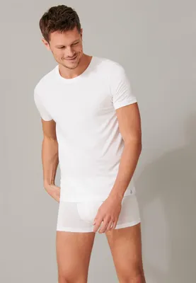 Produktbild von Schiesser Herren T-shirt Rundhals 5 weiss ST
