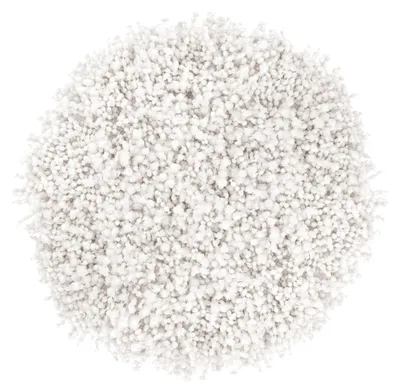 Productafbeelding van Heckettlane Badmat Onda - Badkamermat - Bidetmat - Antislip tapijt - 60 cm - Rond - Wit