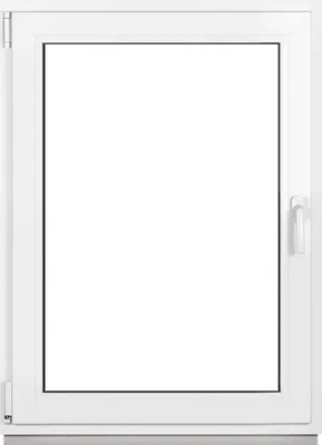 Imagen del producto de Ventanas de plástico Framex para sótanos blanca Ancho x alto 100 x 40 cm (1000 x 400 mm) doble (32 mm) oscilobatiente DIN derecha - Premium - todos los tamaños