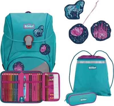 Produktbild von Scout Alpha Schulranzen-Set 4 teilig Dreamworld