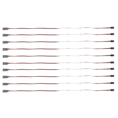Zdjęcie produktu dla Przedłużacz serwomechanizmu, przedłużacz 3-pinowy, przedłużacz z rdzeniem mosiężnym, kabel połączeniowy serwomechanizmu, kabel serwomechanizmu samochodowego, przedłużacz sterownika serwomechanizmu