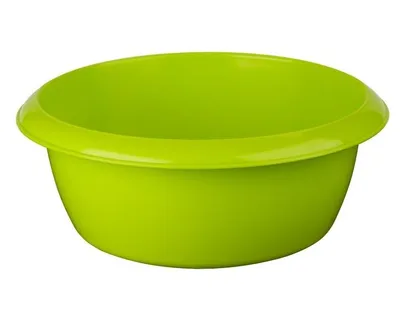 Image de Bol de cuisine rond universel en plastique Vert 5,7 litres