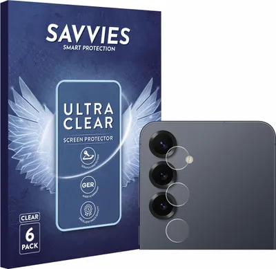 Produktbild von 6x Für Samsung Galaxy S25 Plus (NUR Kameraschutz) Schutzfolie Savvies Displayschutz Display Schutz Folie Klar Transparent