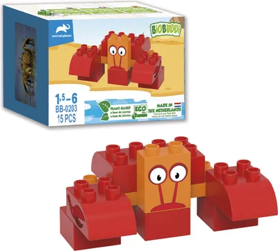 Produktbild von BiOBUDDi | Bausteine Set | Planet der Tiere - Krabbe