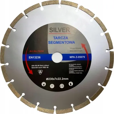 Image de DISQUE DIAMANTE segmenté pour briques et béton 230 mm