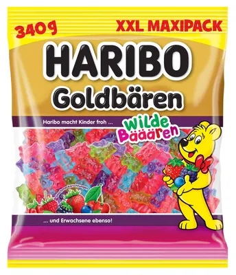 Produktbild von Haribo Goldbären Wilde Bääären 340g