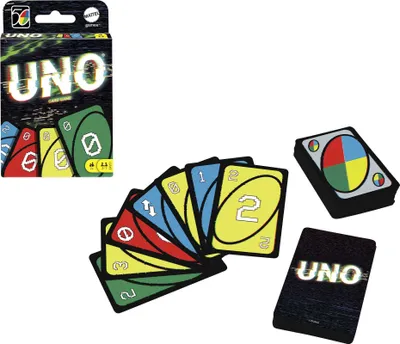 Produktbild von Mattel Games Uno Iconic 00's Premium Jubiläumsedition, Kartenspiel