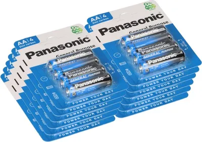 Immagine prodotto di 48x Panasonic AA Mignon Batterie generiche 1,5V 12x 4er Blister