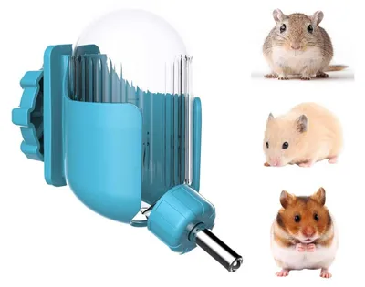 Immagine prodotto di Borraccia per criceti da 100 ml, colore blu, per piccoli animali