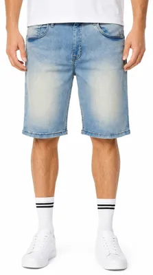 Produktbild von SOULSTAR Herren Jeansshorts im Regular-Fit mit Stretch als Kurze Hose für Herren Sommer-Shorts Bermuda für Männer mit Elasthan