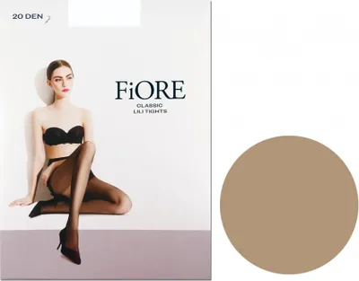 Produktbild von Glatte Damenstrumpfhose Fiore Lili 20 den 5 Natürlich
