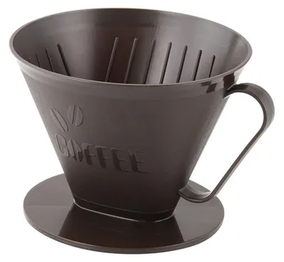 Kaffeefilterhalter Nr. 4, für 4 Tassen, braun, Kunststoff