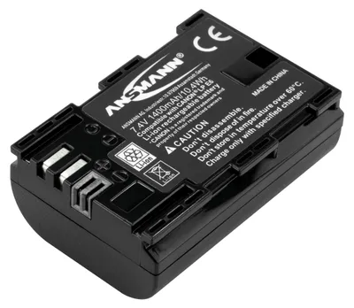 Produktbild von ANSMANN Kamera Akku LP E6 Li-Ion 7,4V 1400 mAh - ideal für Canon Eos 80D uvm.
