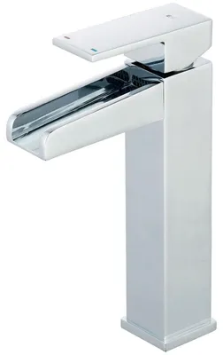 Image de Luzz mitigeur lavabo haut chromé Essebagno
