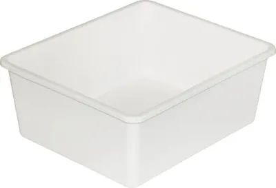 Obrázek produktu pro Vorratsschale Kunststoff, weiß, Höhe: 100 mm, Länge: 260 mm