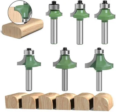 Immagine prodotto di Set da 6 pezzi con punta rotonda in carburo di tungsteno, affilata, per trapani da tavolo e portatili.