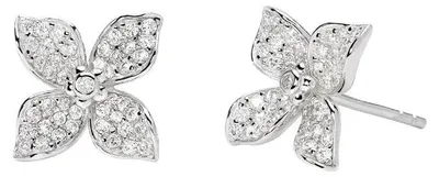 Produktbild von Mabina Ohrstecker Silber 925 Zirkonia 563983 Blume, My Flower