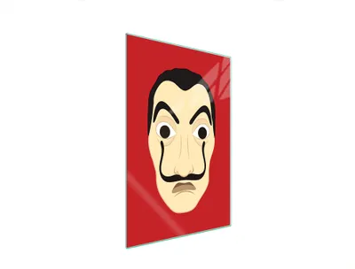 Produktbild von Glasschneidebrett 35x52 Face