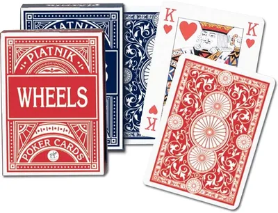 Obrázok produktu pre Karty do gry Piatnik 1 talia Wheels pokerowe