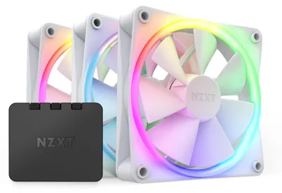 Obrázok produktu pre NZXT F120 RGB Triple Pack Ventiltor do potaovej skrine 12 cm biely 3 ks