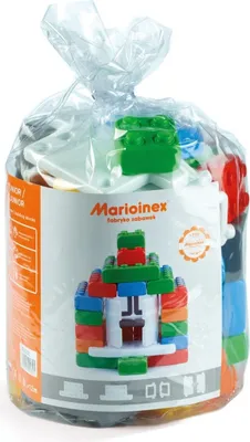 Produktbild von Marioinex Bausteine - Junior Bricks 34 Stück - Lernspielzeug